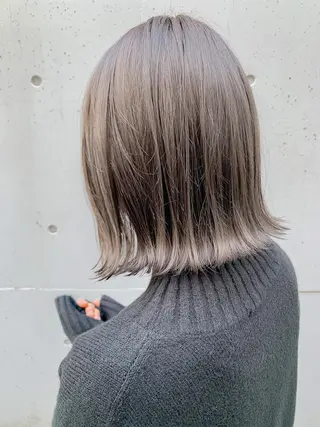 ミディアム カラー ヘアアレンジ flamme Annaのヘアスタイル