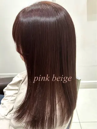 ロング カラー 《艶髪縮毛矯正》 かのん☽⑅ ˖のヘアスタイル