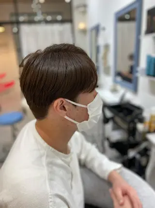 ショート カラー メンズ ✨髪質改善が大好評✨ 美容室lic近藤✨のヘアスタイル