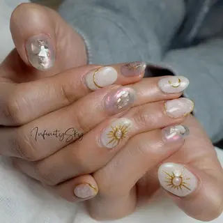 ネイル infinity skyのネイルデザイン