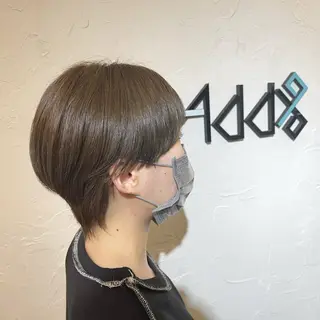 ショート カラー パーマ ヘアアレンジ Add9 柳田健登のヘアスタイル