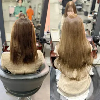 ミディアム 💎エクステ専門店 BIZE梅田🇰🇷のヘアスタイル