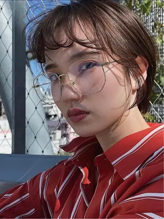 ショート カラー 🉐レイヤー/塩見 弘樹🉐渋谷のヘアスタイル