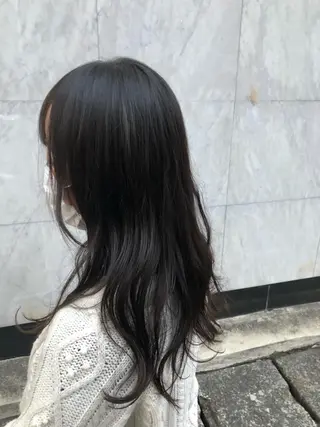 ロング 安永 将悟のヘアスタイル