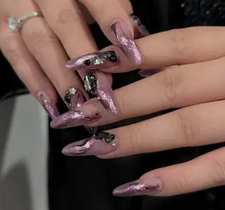 ネイル By moonネイル 🌷ワンホン/韓国風のネイルデザイン