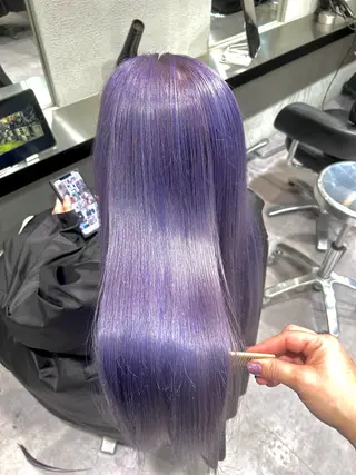 ロング カラー 🌈ウルトワ水素 髪質改善naru🌈のヘアスタイル