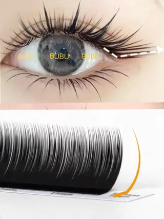 マツエク・マツパ BUBU NAIL  個人自宅サロンのマツエク・マツパデザイン