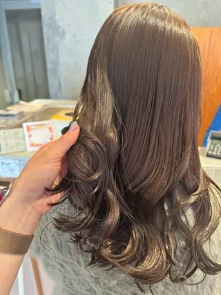 セミロング カラー fuhcoh小倉魚町店所属・秋吉 結愛のヘアスタイル