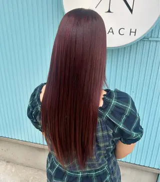 ロング カラー ヘアアレンジ 大宮/韓国風🩶/ 七海芽亜利🎀のヘアスタイル