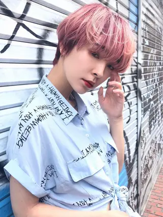 ショート 🧸艶々韓国ヘア 🧁mizunaのヘアスタイル