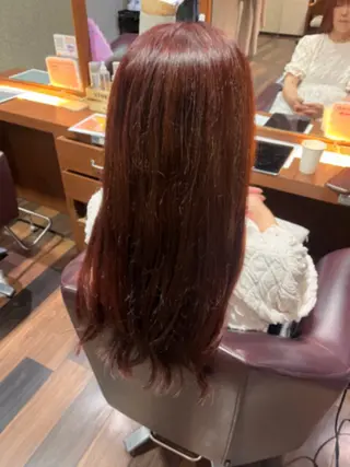 ロング 縮毛矯正/🍒ྀི ナカヤマミオ🍒ྀིのヘアスタイル