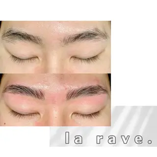 メンズ アイブロウ la rave. eyelashのマツエク・マツパデザイン