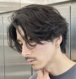 パーマ メンズ 仙台フェザーパーマ/ fifth/遠藤楓雅のヘアスタイル