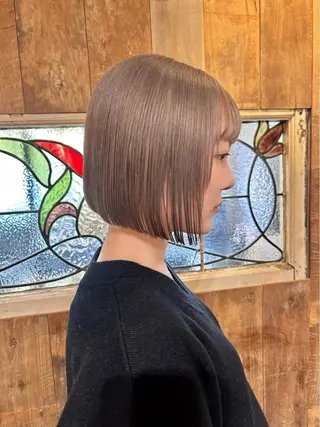 ミディアム L STUDIO所属・ハイトーン/ブリーチ 🧁soraのヘアスタイル