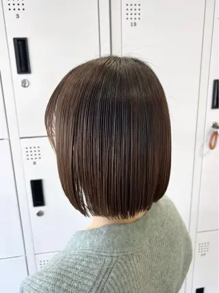 セミロング カラー 荒 隼人のヘアスタイル