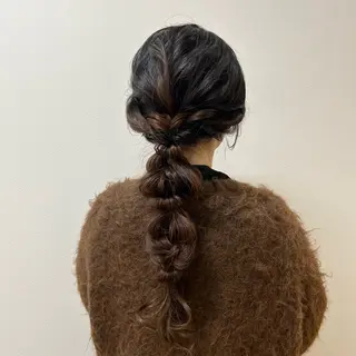 ロング レナークウィズ　北川 愛璃のヘアスタイル