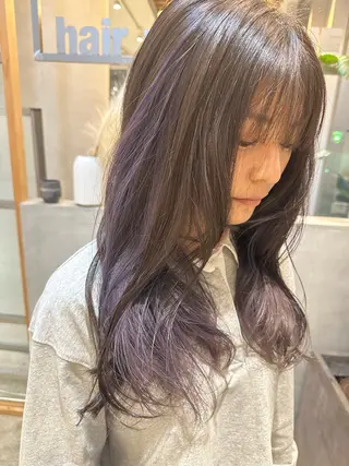 ロング カラー ブリーチカラー/ 透明感/aika¨̮のヘアスタイル