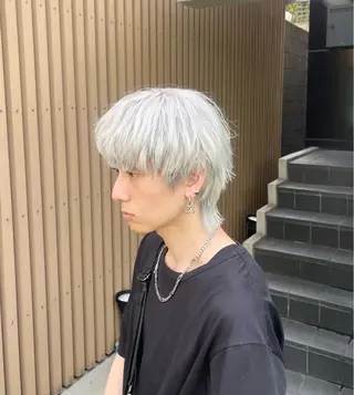 メンズ 東梅田エリアカラー ヘアセットNo. 1のヘアスタイル