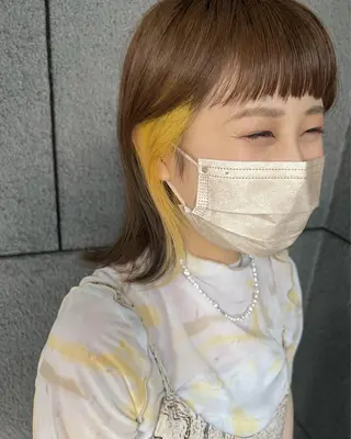 ショート カラー Okano Mahoのヘアスタイル