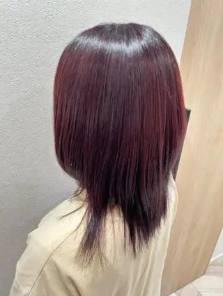 セミロング ✨髪質改善縮毛矯正 ✨輿水のヘアスタイル