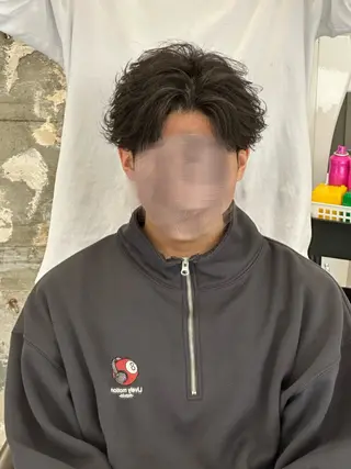 パーマ メンズ ルシクラージュ武蔵小杉店所属・武蔵小杉【美髪縮 毛矯正】丸山智久のヘアスタイル