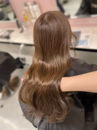 セミロング うる艶トレンドヘア 🕊️上野BABYのヘアスタイル