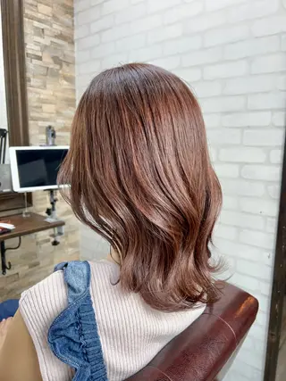 ミディアム カラー 多賀 順平のヘアスタイル