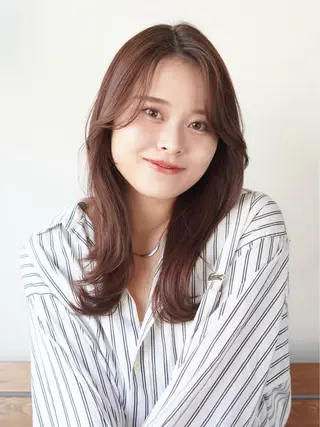 セミロング 骨格診断🍒似合わせ ヘア🍒宮澤瑞穂のヘアスタイル