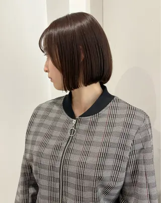 ショート モテヘア/グレージュ /ボブ/前原汐🎐のヘアスタイル