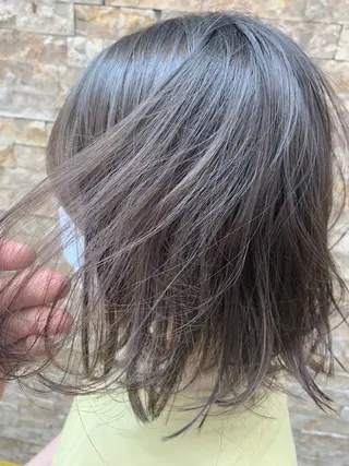 ミディアム カラー 🌿nudeカラー/ レイヤー/藤原🌿のヘアスタイル