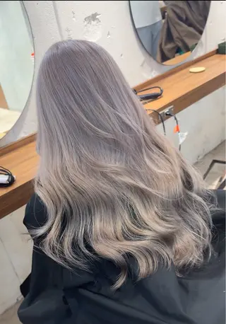 ロング カラー 岡本 太陽☀️のヘアスタイル