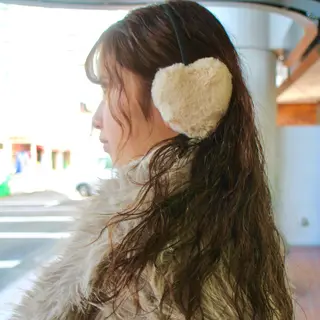 ロング カラー パーマ カーリーパーマ/ 透明ｶﾗｰ/MIKUのヘアスタイル