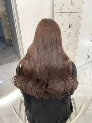 ロング カラー *モデル募集🤍横浜 透明感カラー🫧のヘアスタイル