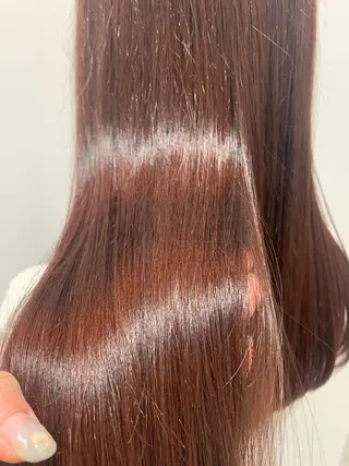 ロング カラー ボブ/美髪矯正 /佐藤　奈巳のヘアスタイル
