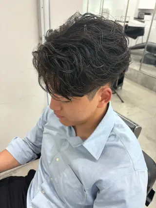 パーマ メンズ 土岐 仁/メンズ専門 パーマ特化美容師🔥のヘアスタイル