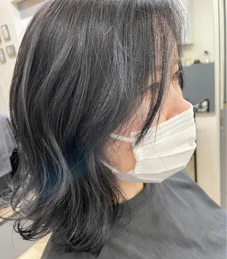 ミディアム カラー TOWA 野村　コウダイのヘアスタイル