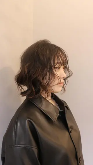 ミディアム 来美 / クルミのヘアスタイル