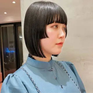 ショート Misaki /ボブ/縮毛矯正のヘアスタイル