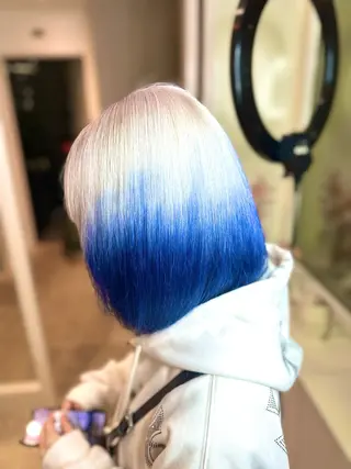 ショート 👑ハイトーン👑プ ルエクステ👑だいとのヘアスタイル