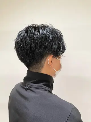 パーマ メンズ 國井 誠のヘアスタイル