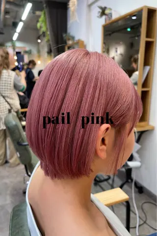 ショート カラー charm《銀座》 ヘアセット/縮毛矯正のヘアスタイル