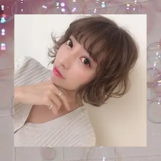 ショート カラー ヘアアレンジ eN°byyoureshair所属・🎀トップスタイリ スト湯川響🎀のヘアスタイル