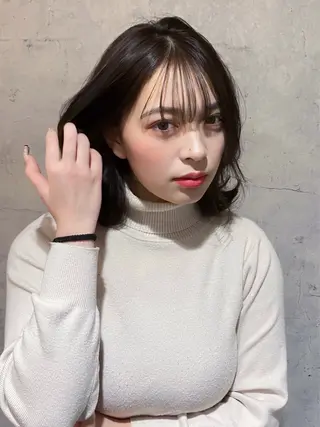 ミディアム エクステ KAZUMAのヘアスタイル