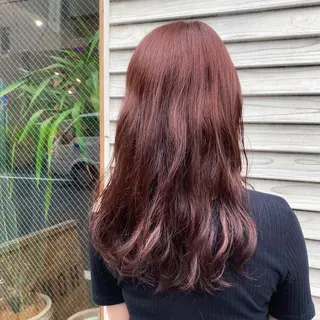 セミロング カラー 🪭risa 暖色/レイヤー🪭のヘアスタイル