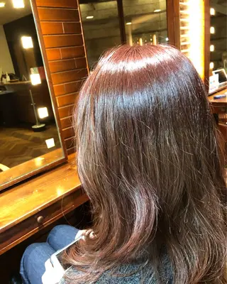 セミロング カラー stylist YUTOのヘアスタイル