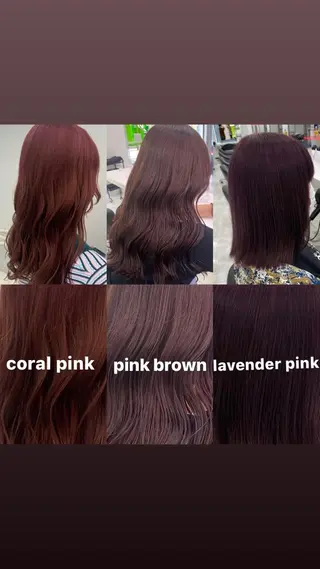 ロング 愛結 暖色カラー🎀🩰のヘアスタイル