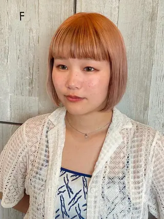 ショート カラー ベージュ/透明感/ 桃子🎀のヘアスタイル