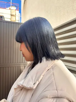 ショート カラー お洒落レイヤー🎶 ハイトーン/りりのヘアスタイル