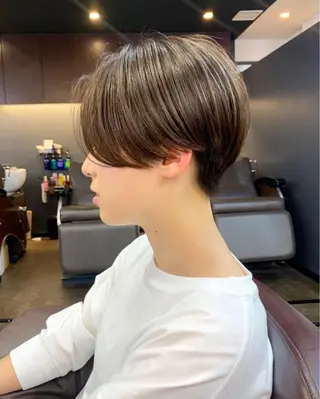 ショート 縮毛矯正/ショート/ レイヤー/畑中正敏のヘアスタイル