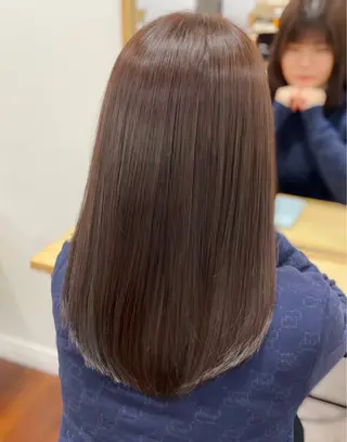 ミディアム カラー 🎀仙台/艶カラー /暖色/ありさ🎀のヘアスタイル